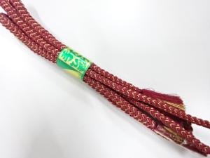 未使用品　正絹　手組帯締め